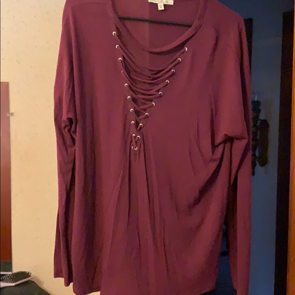 Long sleeve blouse